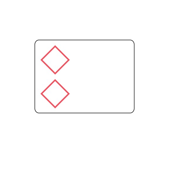 GHS Label, Blank w/2 Diamonds 2-15/16" x 4"